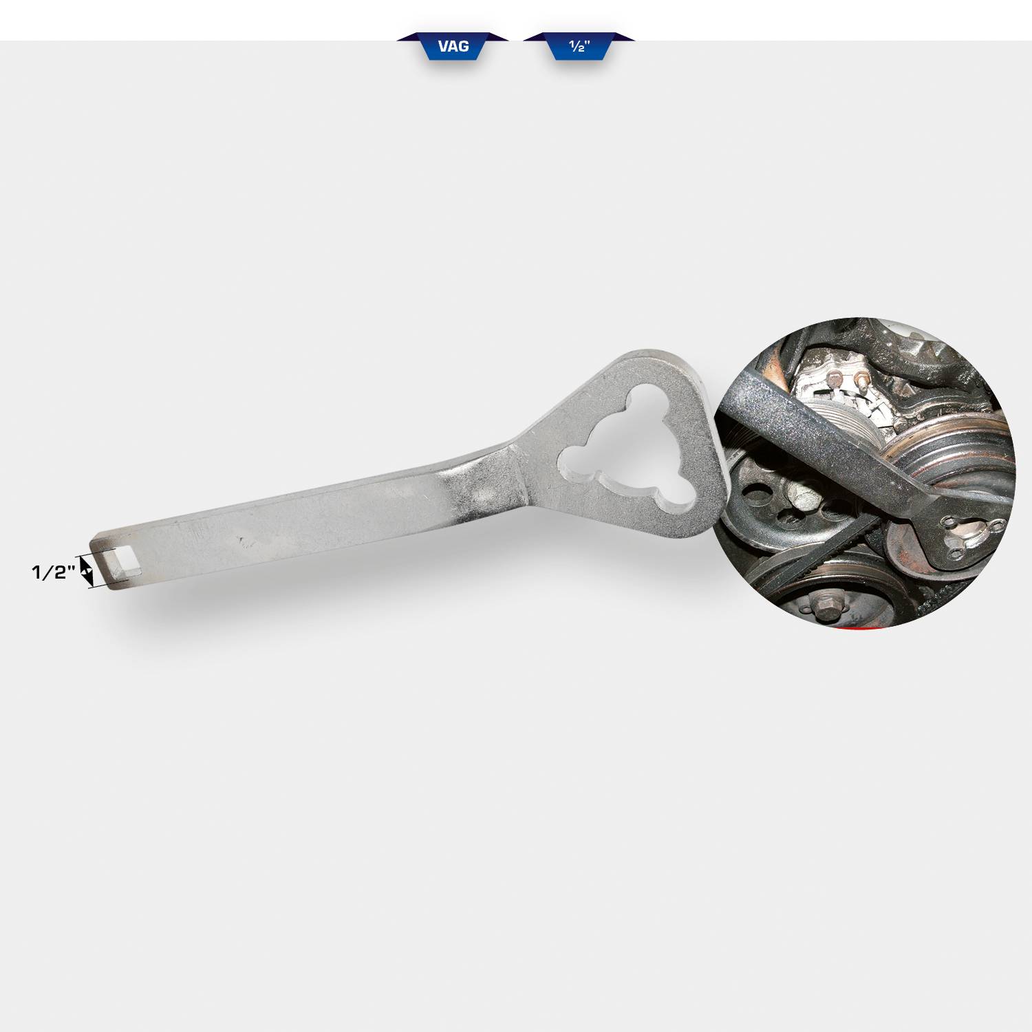 Brilliant Tools BT526007 Wasserpumpen-Riemenscheiben-Halteschlüssel