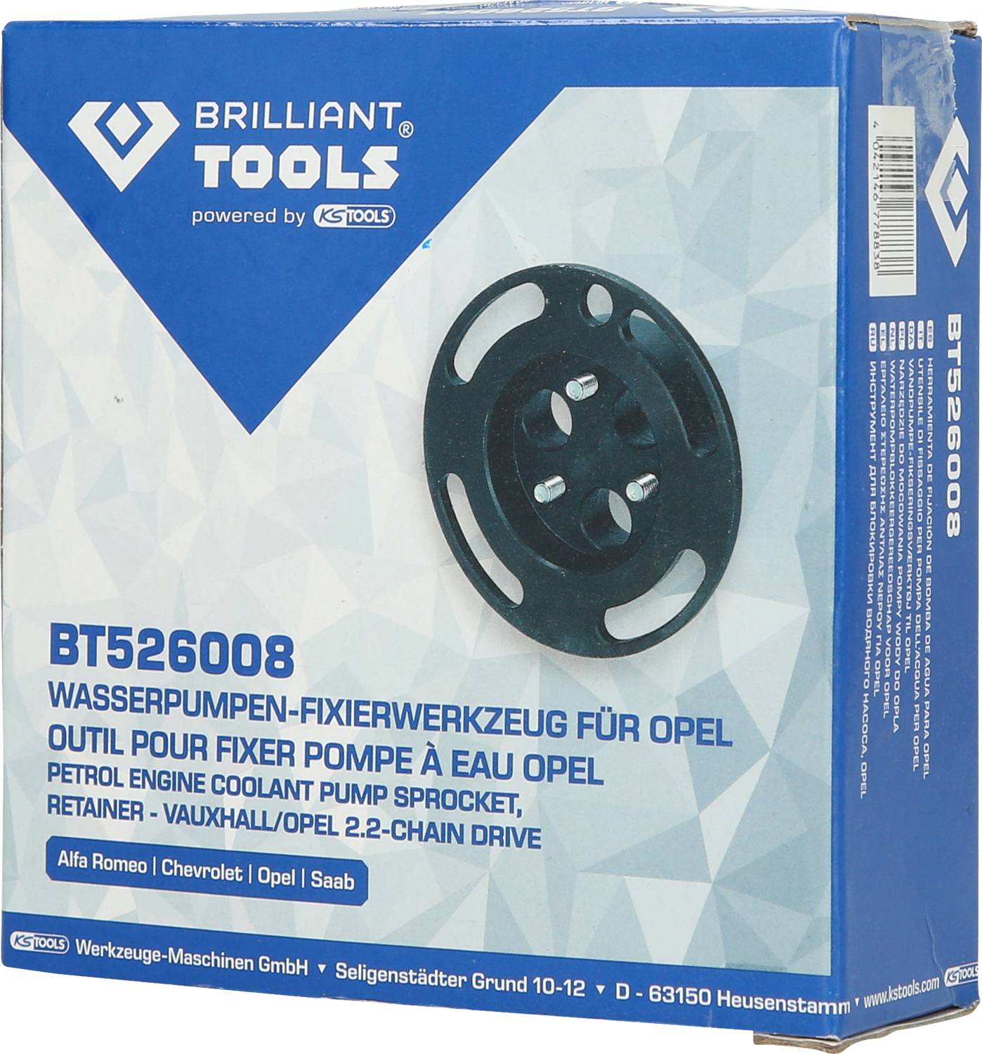 Brilliant Tools BT526008 Wasserpumpen-Fixierwerkzeug für Opel