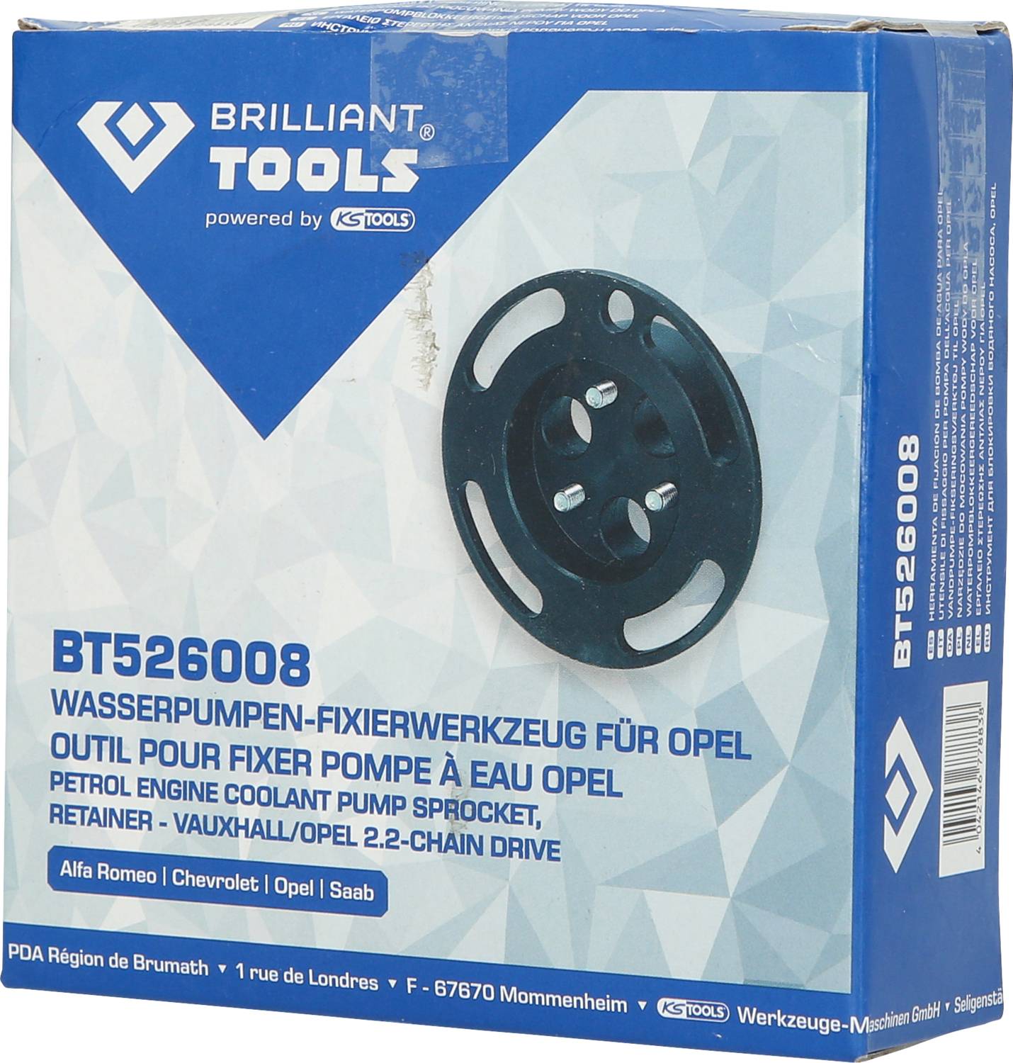 Brilliant Tools BT526008 Wasserpumpen-Fixierwerkzeug für Opel