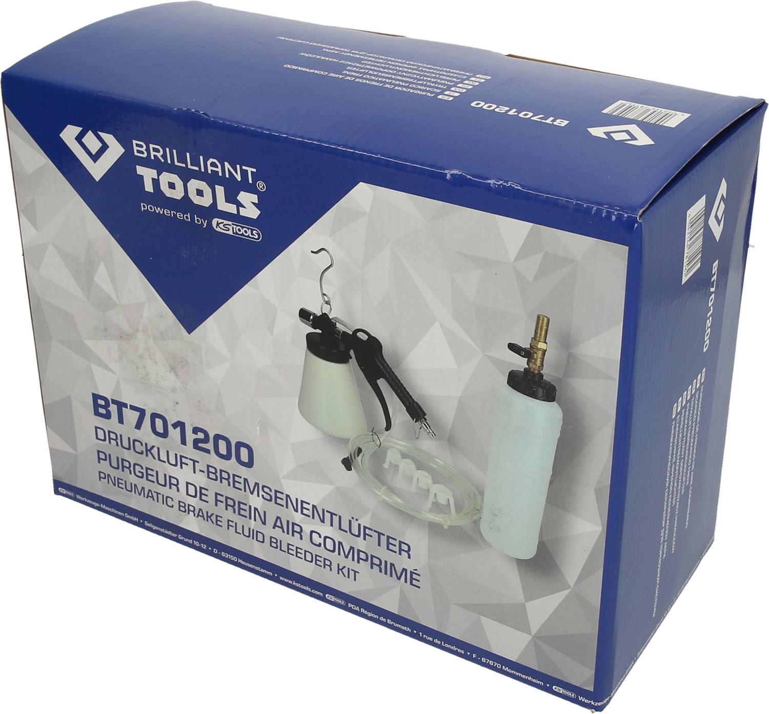 Brilliant Tools BT701200 Druckluft-Bremsenentlüfter