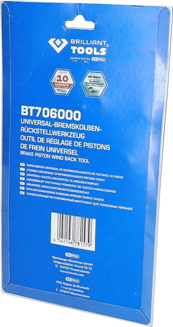 Brilliant Tools BT706000 Universal-Bremskolben-Rückstellwerkzeug