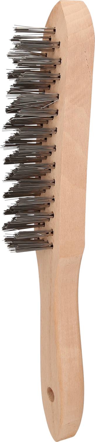 Brilliant Tools BT706002 Stahl-Handdrahtbürste 4-reihig, 290mm
