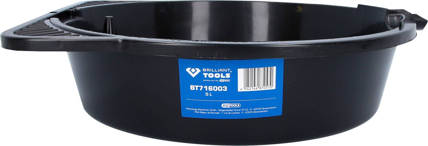 Brilliant Tools BT716003 Öl-Auffangwanne / Mehrzweckwanne, 5 Liter