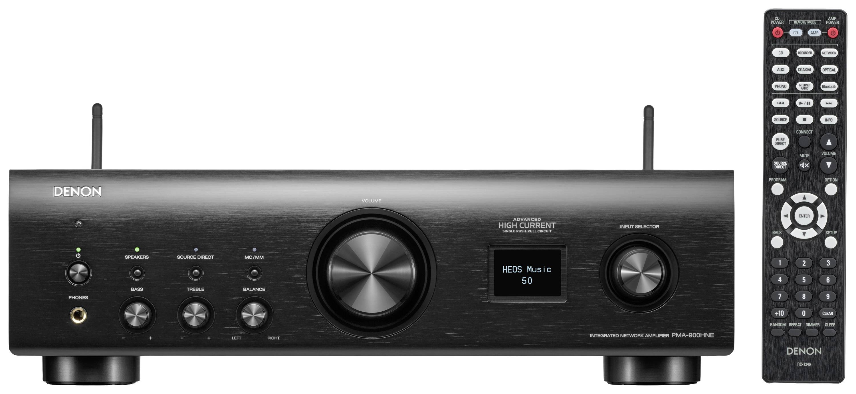 Denon PMA900HNEBKE2 Stereo-Verstärker 2 x 85 W Schwarz AirPlay, Bluetooth®, Internetradio, USB, WLAN