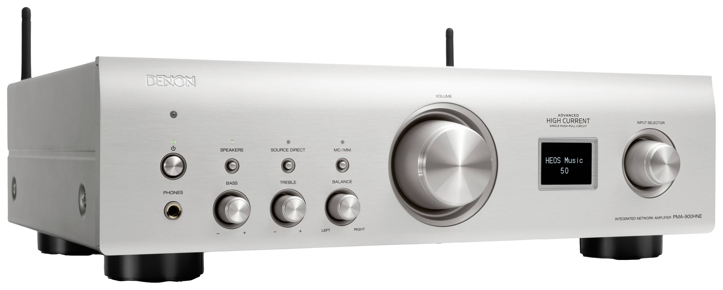 Denon PMA900HNESPE2 Stereo-Verstärker 2 x 85 W Silber AirPlay, Bluetooth®, Internetradio, USB, WLAN
