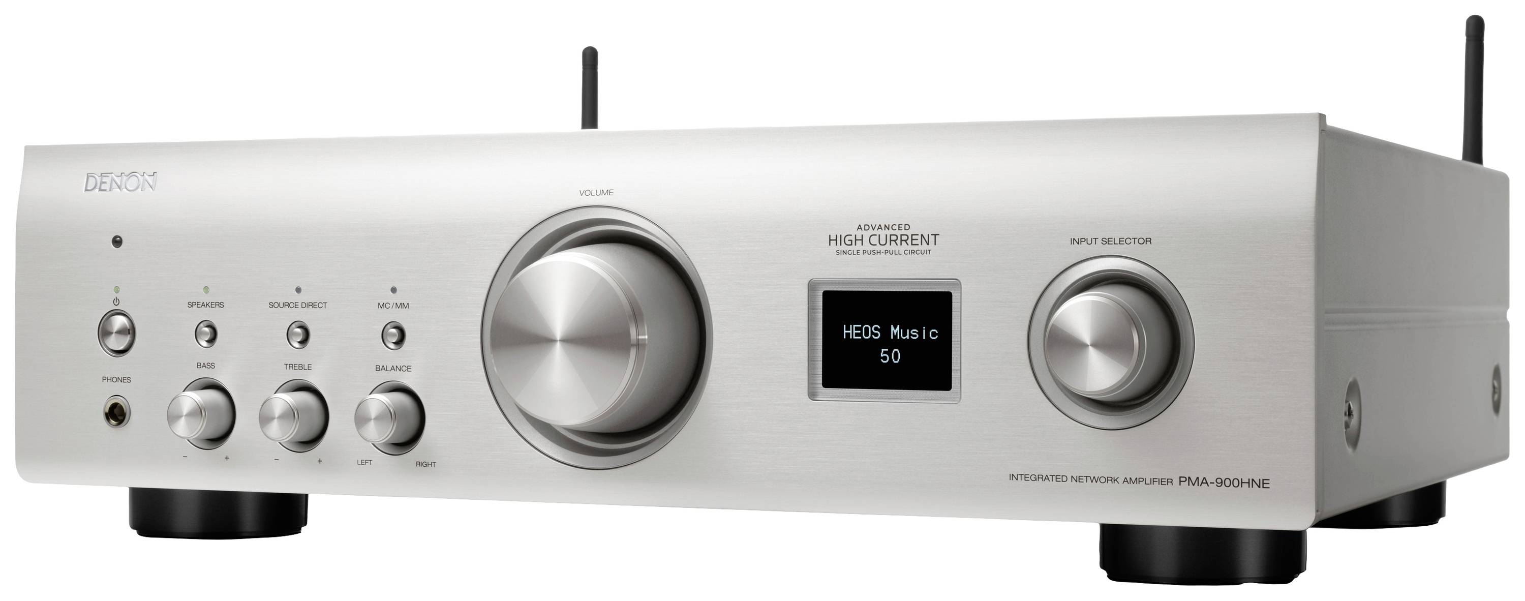 Denon PMA900HNESPE2 Stereo-Verstärker 2 x 85 W Silber AirPlay, Bluetooth®, Internetradio, USB, WLAN