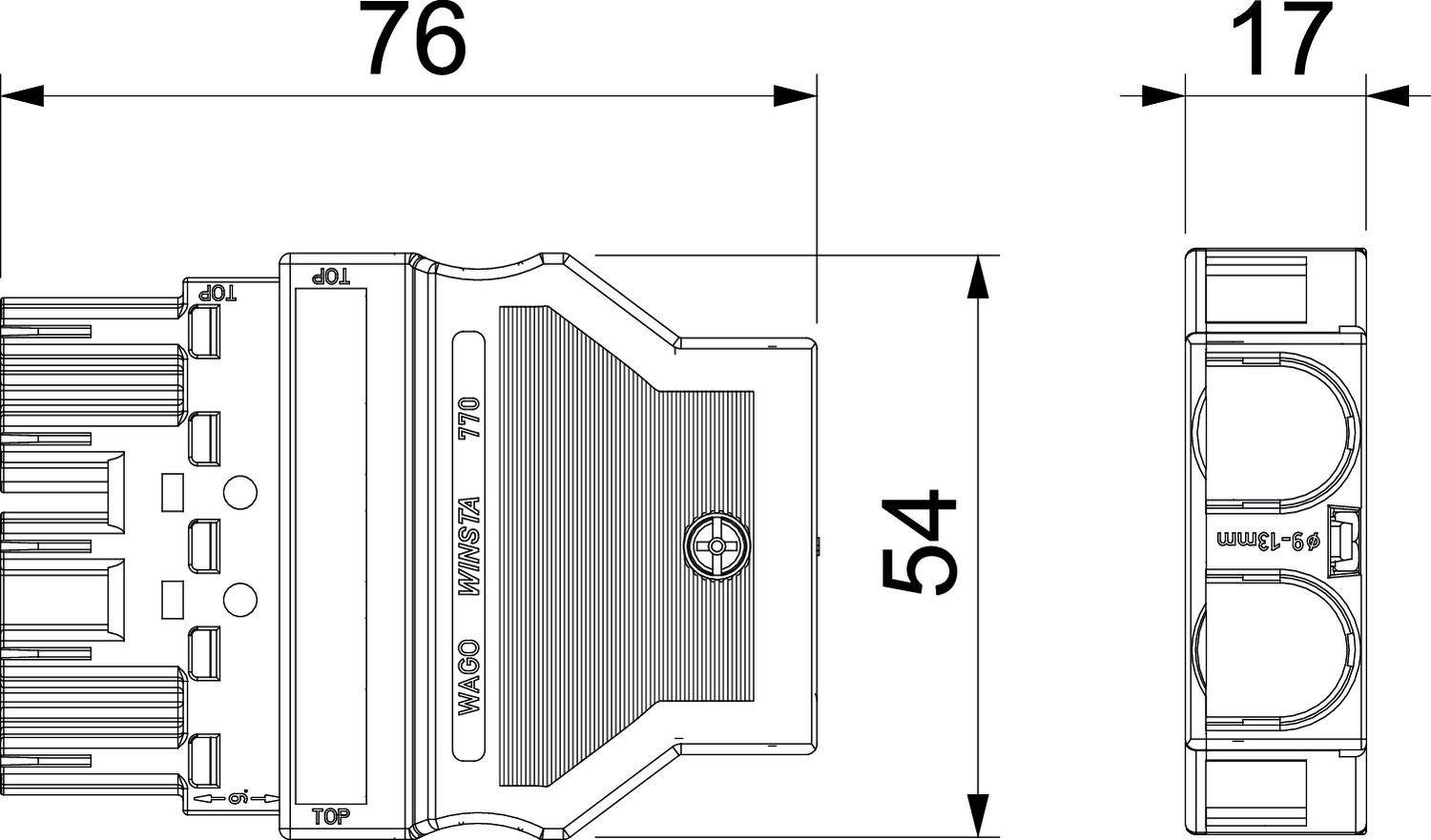 OBO Bettermann 6108966 Steckerteil