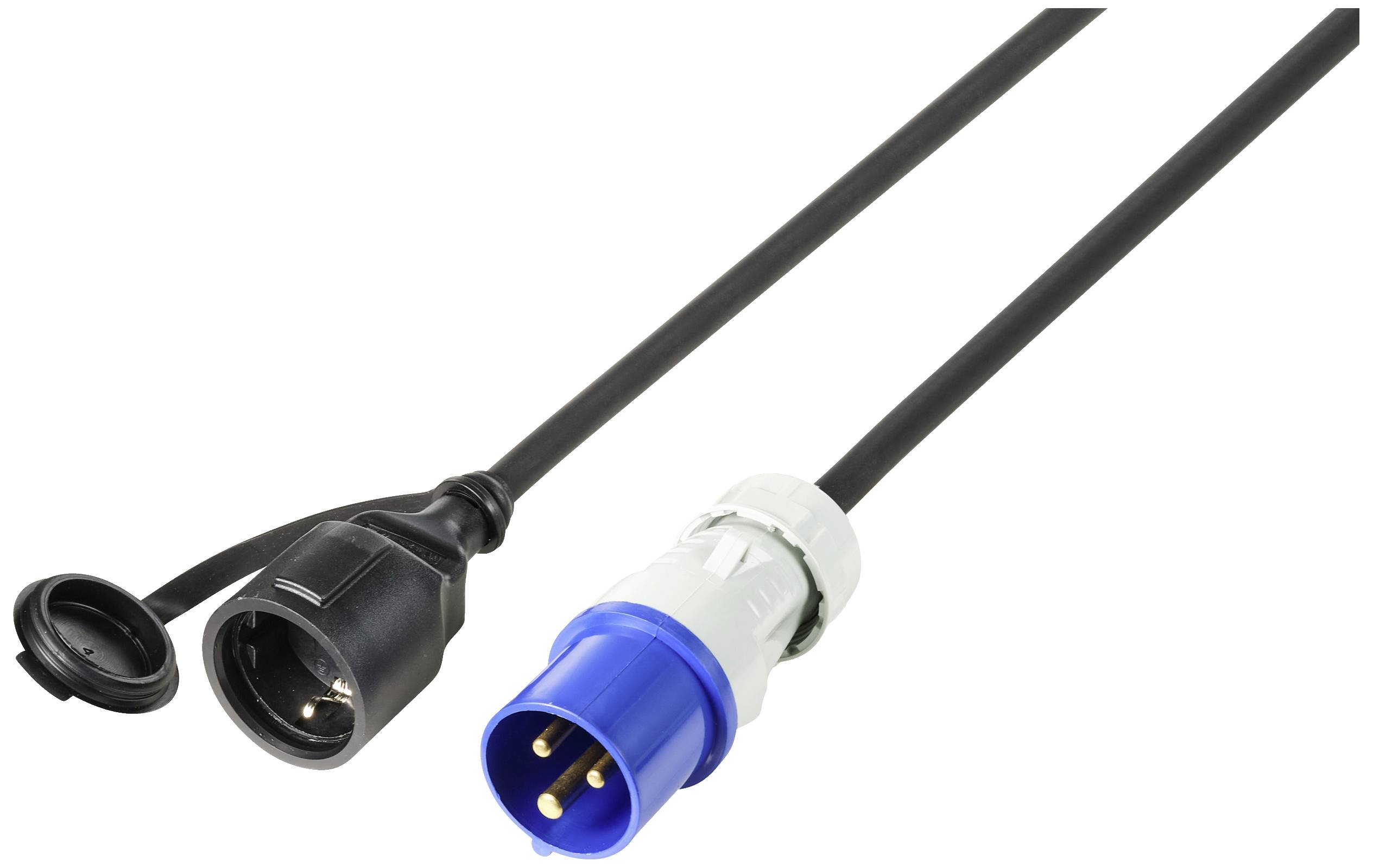 Sygonix SY-5491846 CEE-CARA Adapter 16A 3polig 230 V/AC 1St.