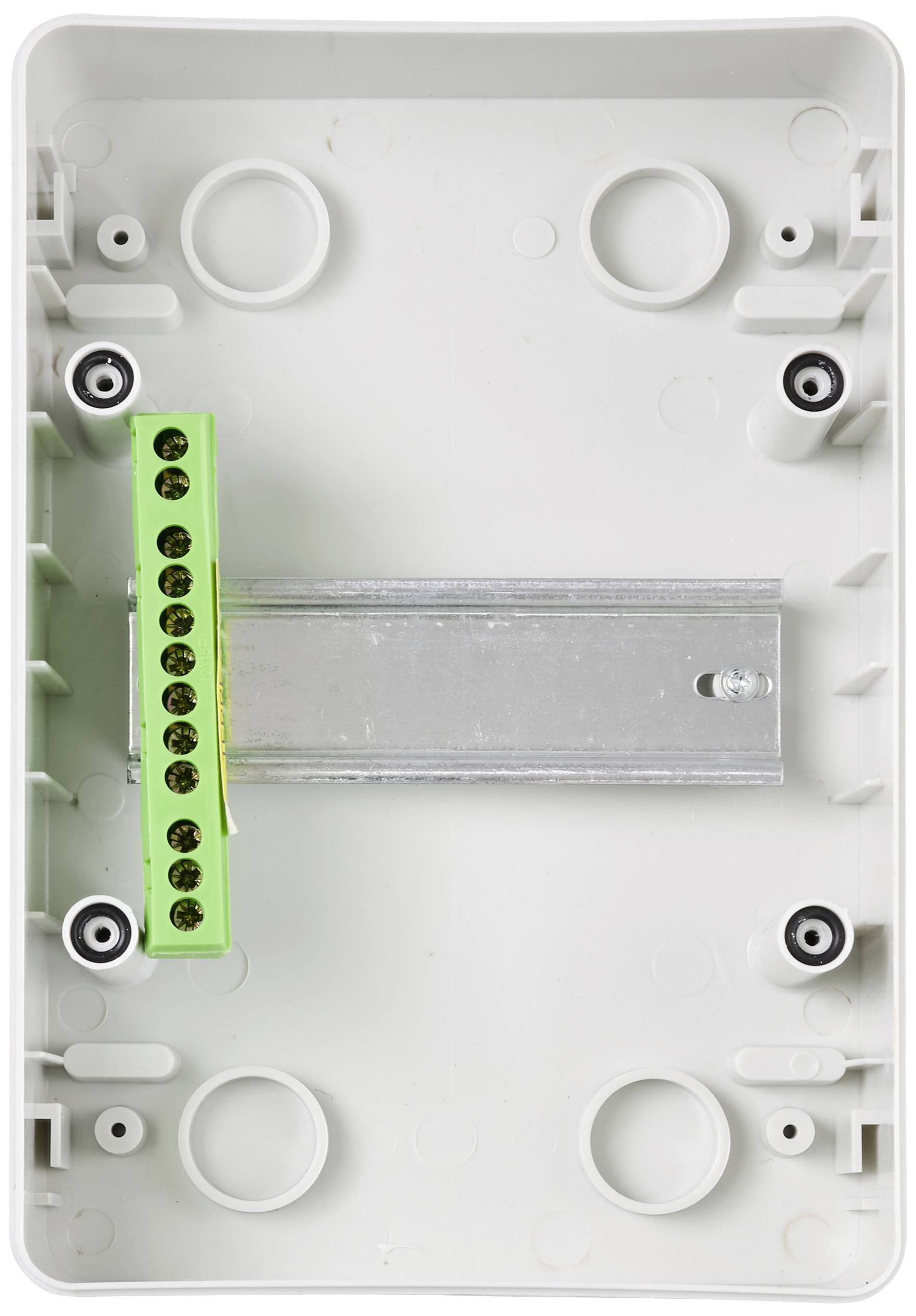 Sygonix SY-5491850 Kleinverteiler Aufputz Anzahl Teilungen = 4 Anzahl Reihen = 1 Inhalt 1St.