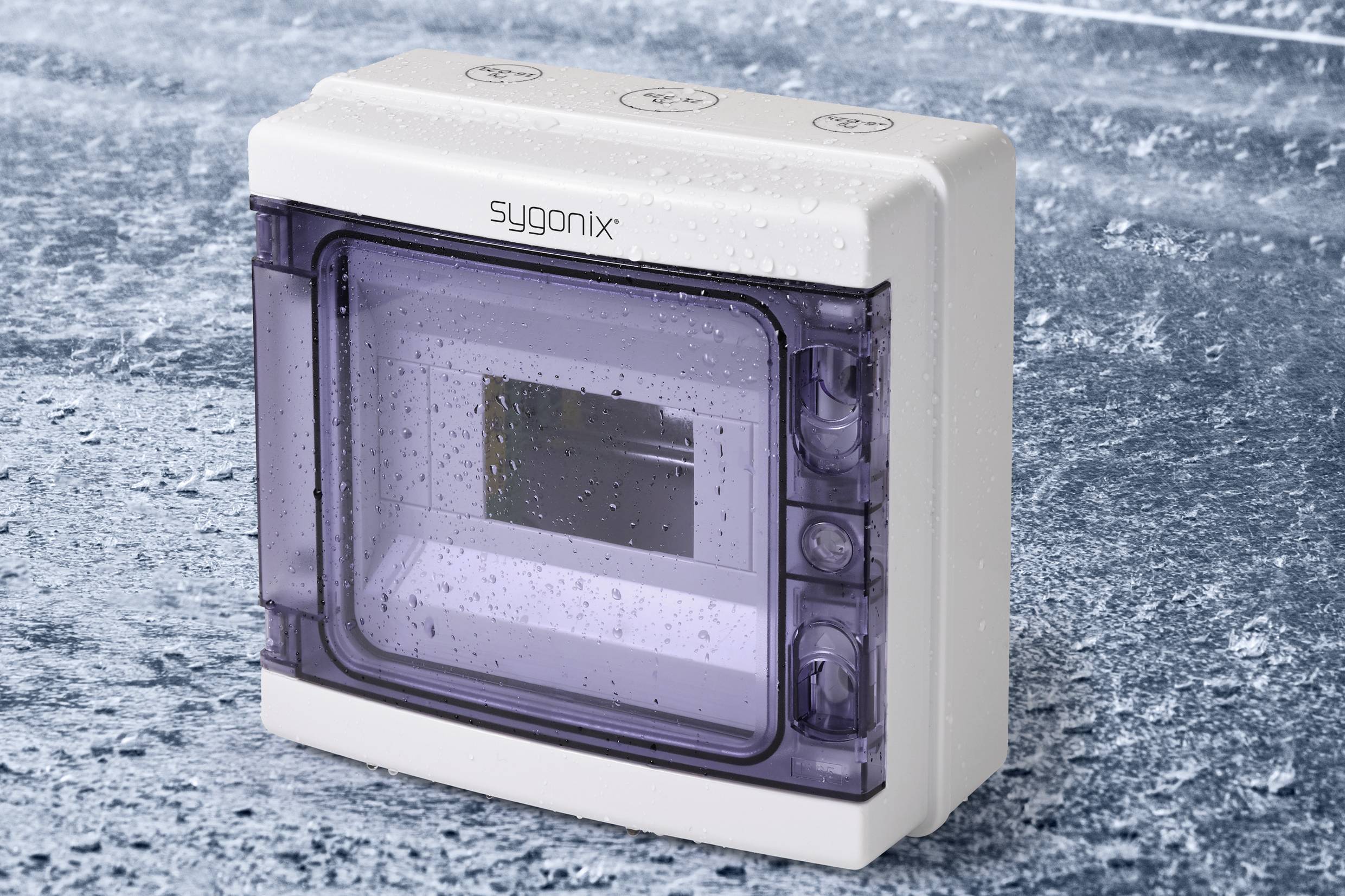 Sygonix SY-5491852 Kleinverteiler Aufputz Anzahl Teilungen = 8 Anzahl Reihen = 1 Inhalt 1St.