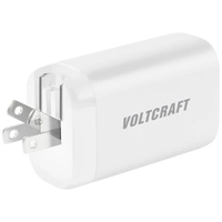VOLTCRAFT UC-3ACX004 Reiseladeadapter 65 W 1x USB-A, 2x USB-C® USB PD Weiß GaN, mit Europa-Adapter VOLTCRAFT UC-3ACX004 Reiseladeadapter 65 W 1x USB-A, 2x USB-C® USB PD Weiß GaN, mit Europa-Adapter