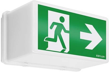 ESYLUX EN10032677 Fluchtweg-Notbeleuchtung Deckenmontage rechts