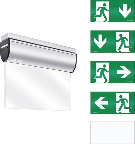 ESYLUX EN10031618 Fluchtweg-Notbeleuchtung Deckenmontage hoch, links, rechts, runter