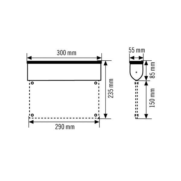 ESYLUX LED-Rettungszeichenleuchte SLCEL LED#EN10031618