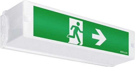 ESYLUX EN10032660 Fluchtweg-Notbeleuchtung Deckenmontage rechts