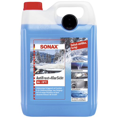 Sonax AntiFrost + KlarSicht 134500 Scheiben-Frostschutz 5 l