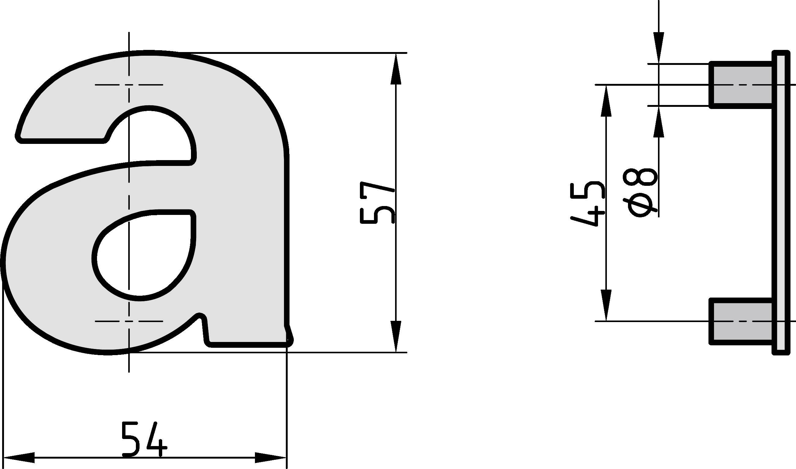 Basi 7300-1012 Hausnummerntafel Anthrazit
