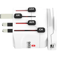Skross 1.302539 Reiseadapter Pro World & USB Skross 1.302539 Reiseadapter Pro World & USB
