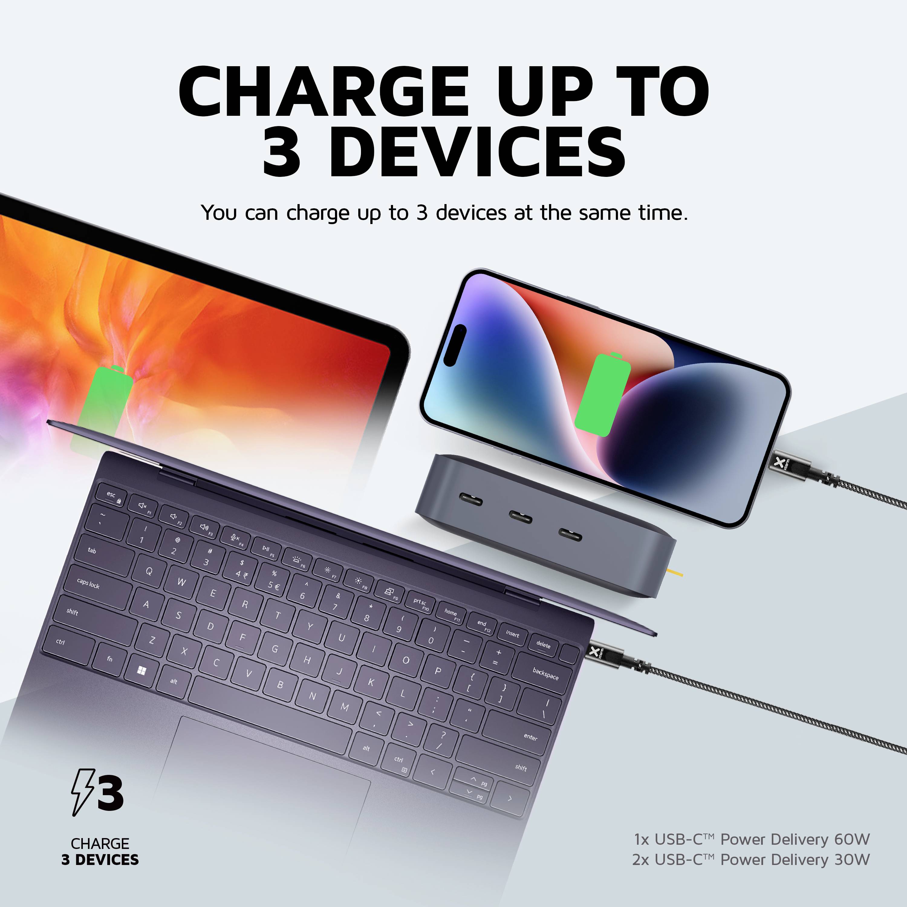 Xtorm by A-Solar XB401 Powerbank 24000 mAh Li-Ion USB-C® Schwarz