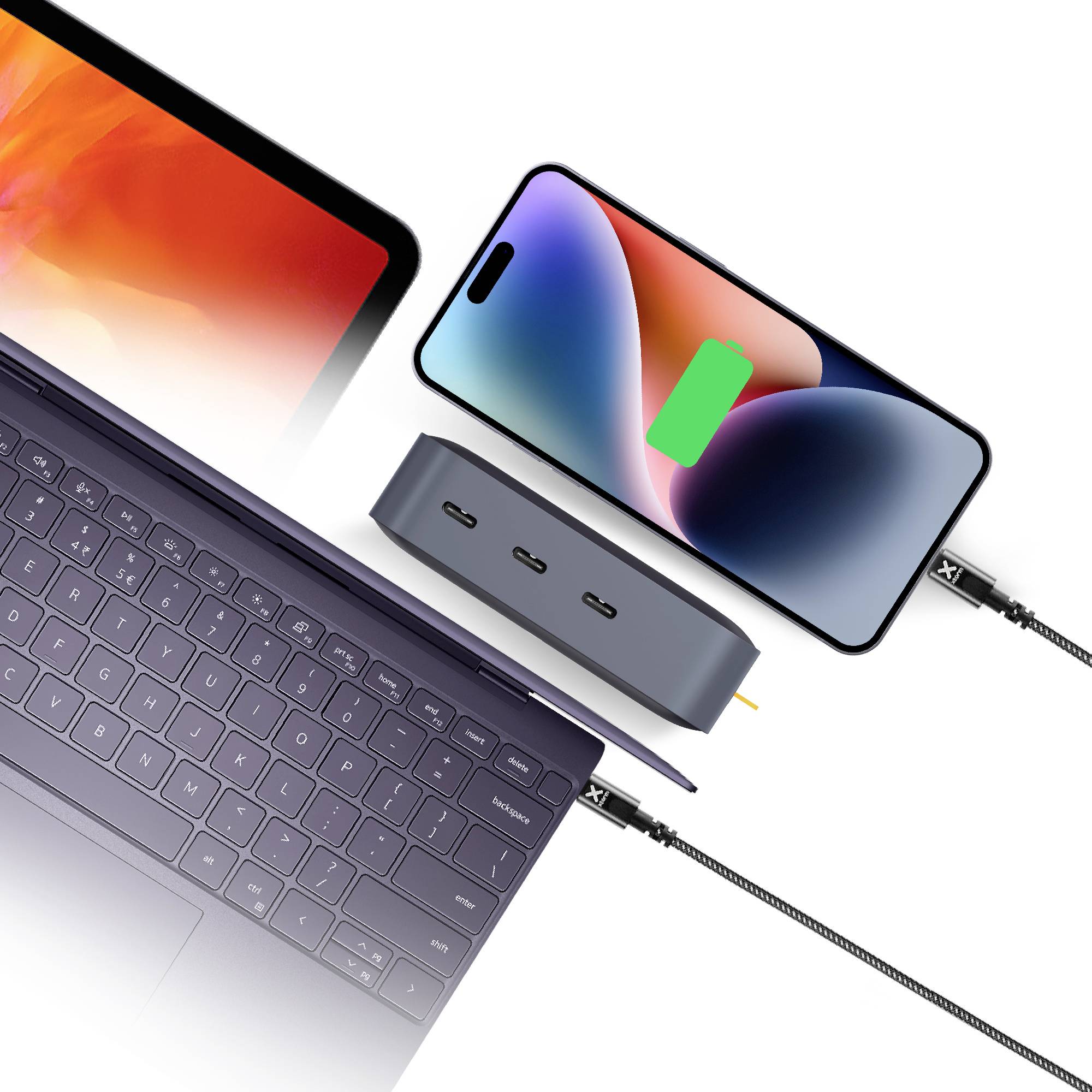 Xtorm by A-Solar XB401 Powerbank 24000 mAh Li-Ion USB-C® Schwarz