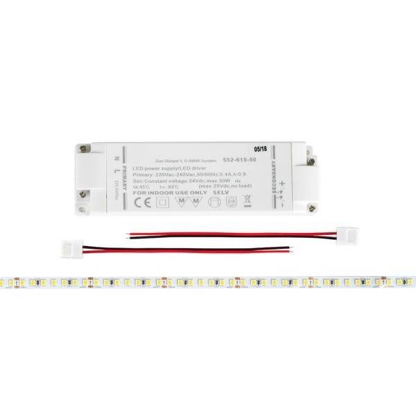 Brumberg 15292027 15292027 LED-Streifen-Komplettset EEK: F (A - G) 24V 5000mm Weiß 1St.