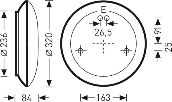 Trilux 74R G2 WD1DW#7857240 Wannenleuchte LED LED fest eingebaut 20 W Weiß