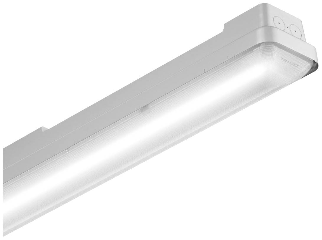 Weiße LED-Leuchte mit langem, rechteckigem Design; geeignet für helle Innenraumbeleuchtung.