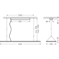 Trilux 7790051 2360H2 PW19 LED-Deckenleuchte LED 52W Weiß Trilux 7790051 2360H2 PW19 LED-Deckenleuchte LED 52W Weiß