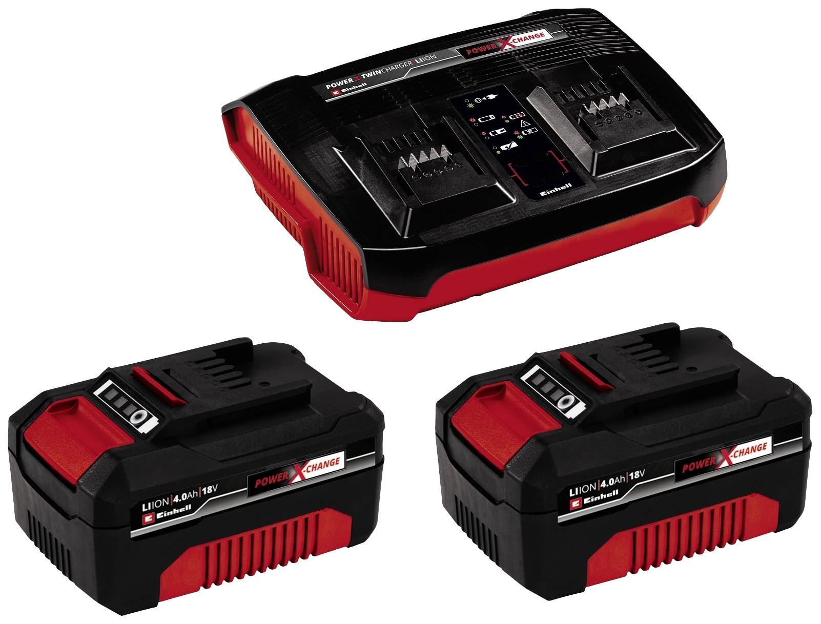 Einhell Professional RASARRO 36/40 (2x4.0Ah) Akku Akku-Rasenmäher inkl. 2. Akku, Einstellbarer Holm 18V Schnittbreite (max.) 40cm