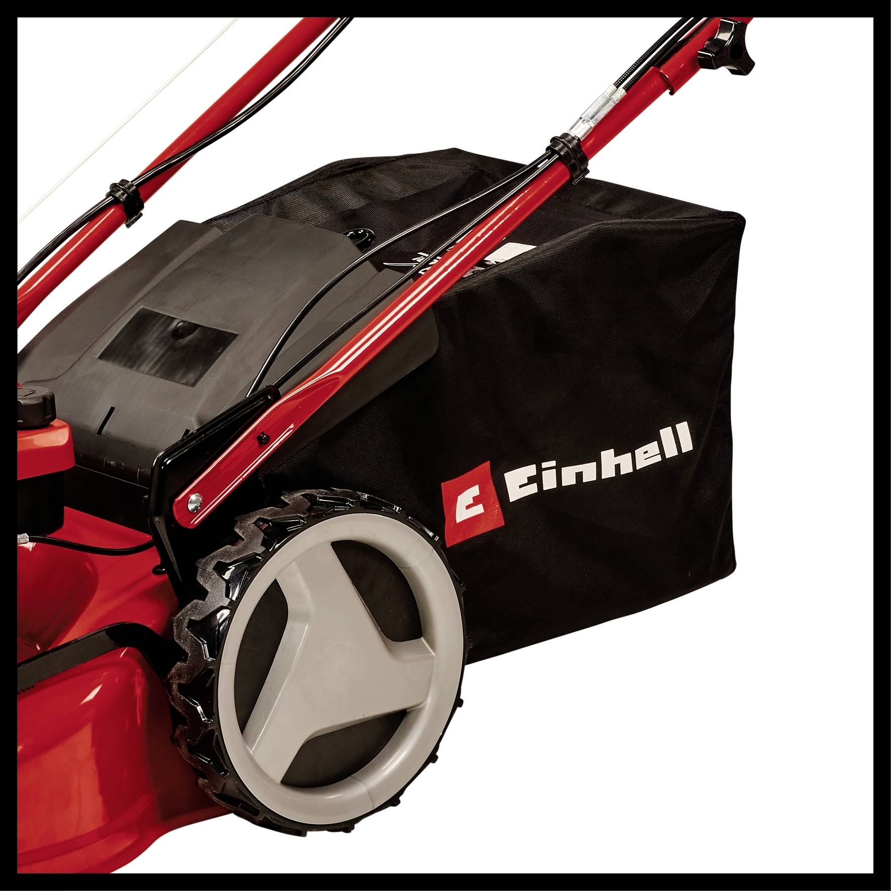 Einhell GC-PM 46 SM HW-E Li Power X-Change Benzin Rasenmäher inkl. Ladegerät, inkl. Akku, Heckauswurf 2000W 18V Schnittbreite