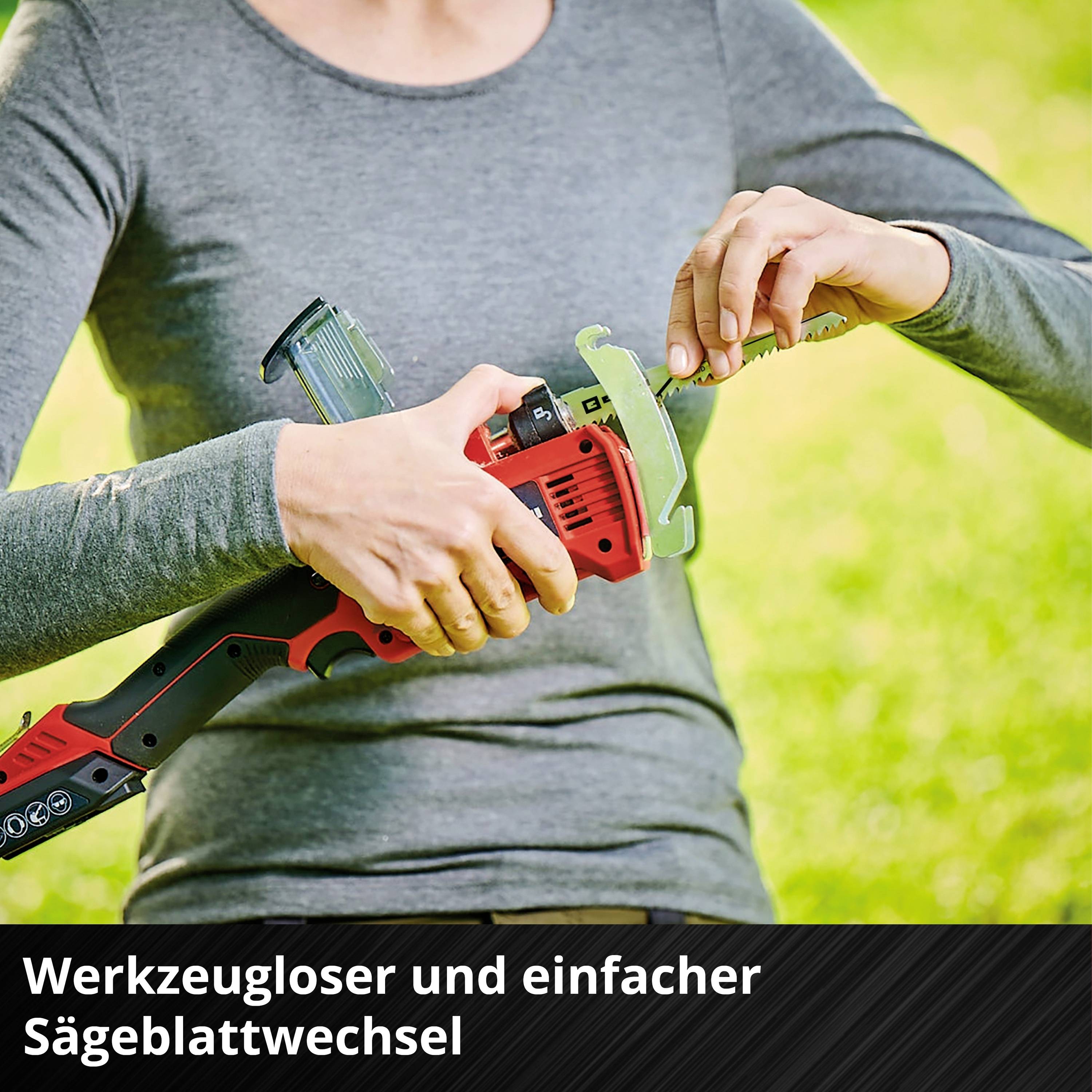 Einhell 3408290 GE-GS 18/150 Li-Solol Power X-Change Akku Gartensäge 150mm