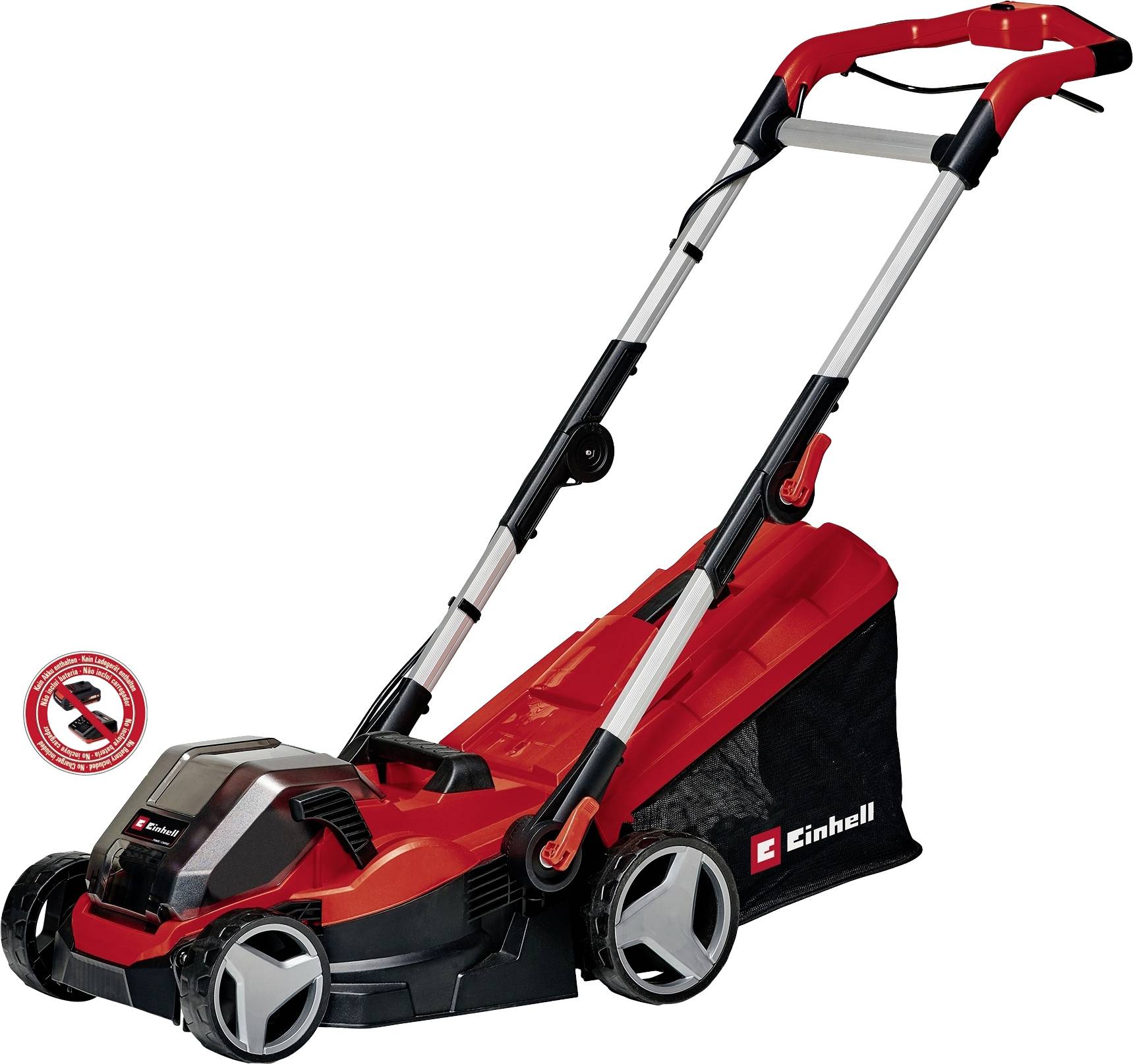 Einhell GE-CM 36/34-1 Li-Solo Power X-Change Akku Akku-Rasenmäher Höhenverstellbarer Griff 18 V Schnittbreite (max.) 33.5 cm Geeignet für 200 m