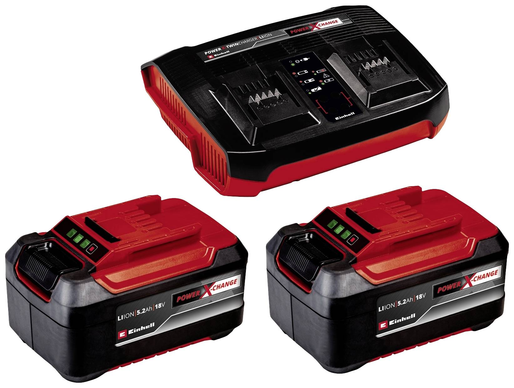 Einhell Professional RASARRO 36/42 (2x5,2Ah) Akku Akku-Rasenmäher inkl. 2. Akku, inkl. Ladegerät, mit Schnellspannern