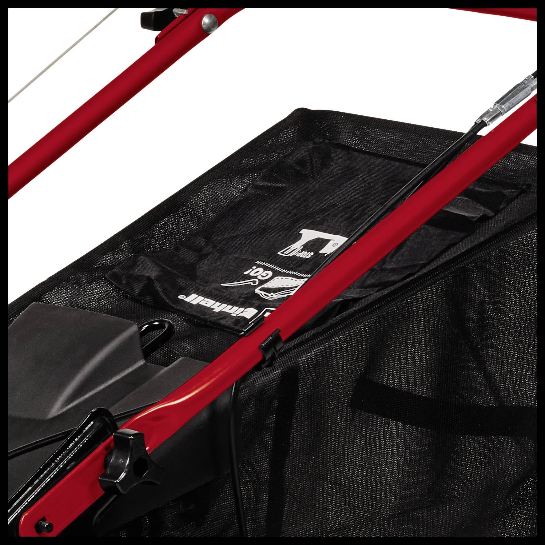 Einhell GC-PM 51/3 S HW Benzin Rasenmäher Höhenverstellbarer Griff mit Klappfunktion 2700W Schnittbreite (max.) 51cm Geeignet für