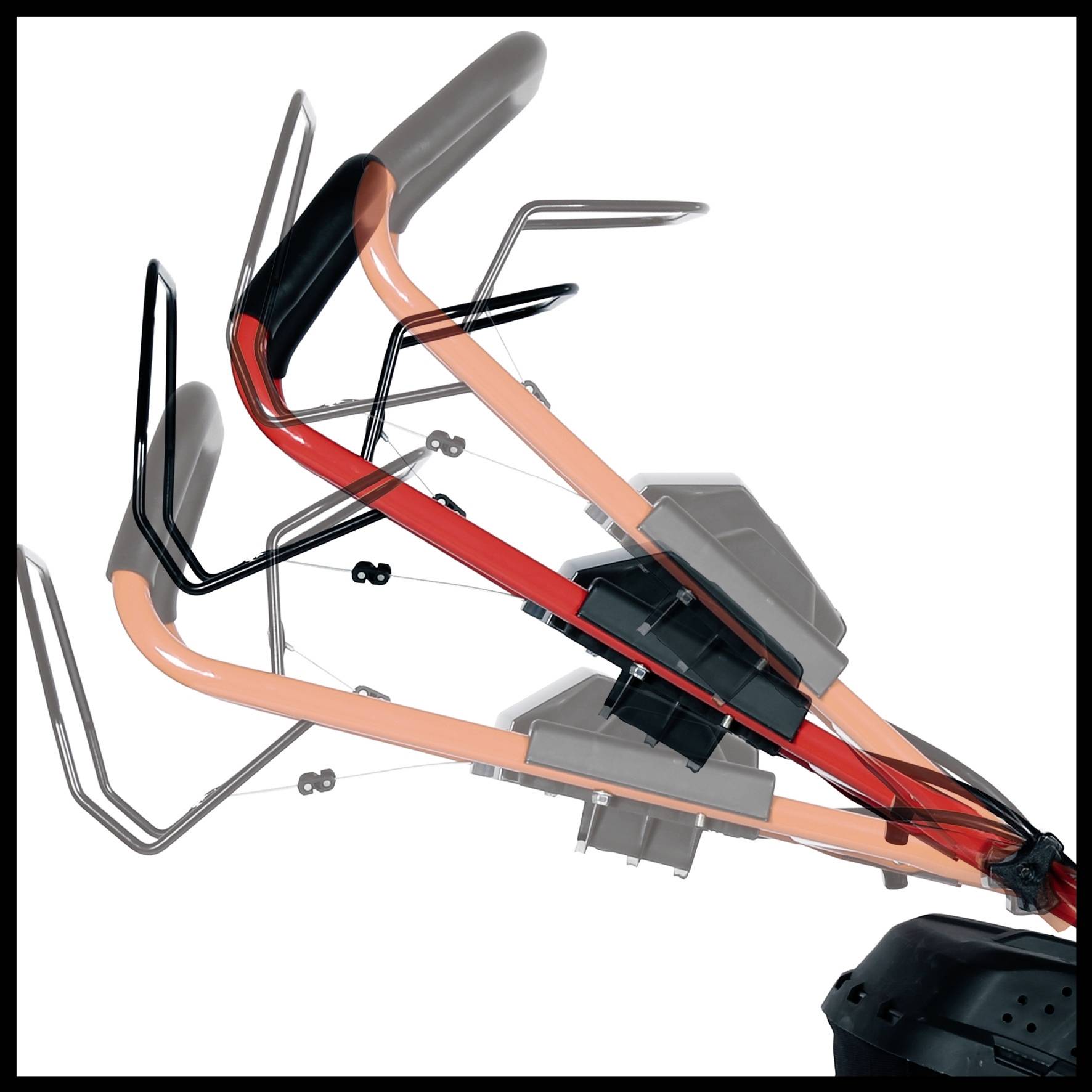 Einhell GC-PM 51/3 S HW-E Benzin Rasenmäher Höhenverstellbarer Griff 2700W Schnittbreite (max.) 51cm Geeignet für 1800m²