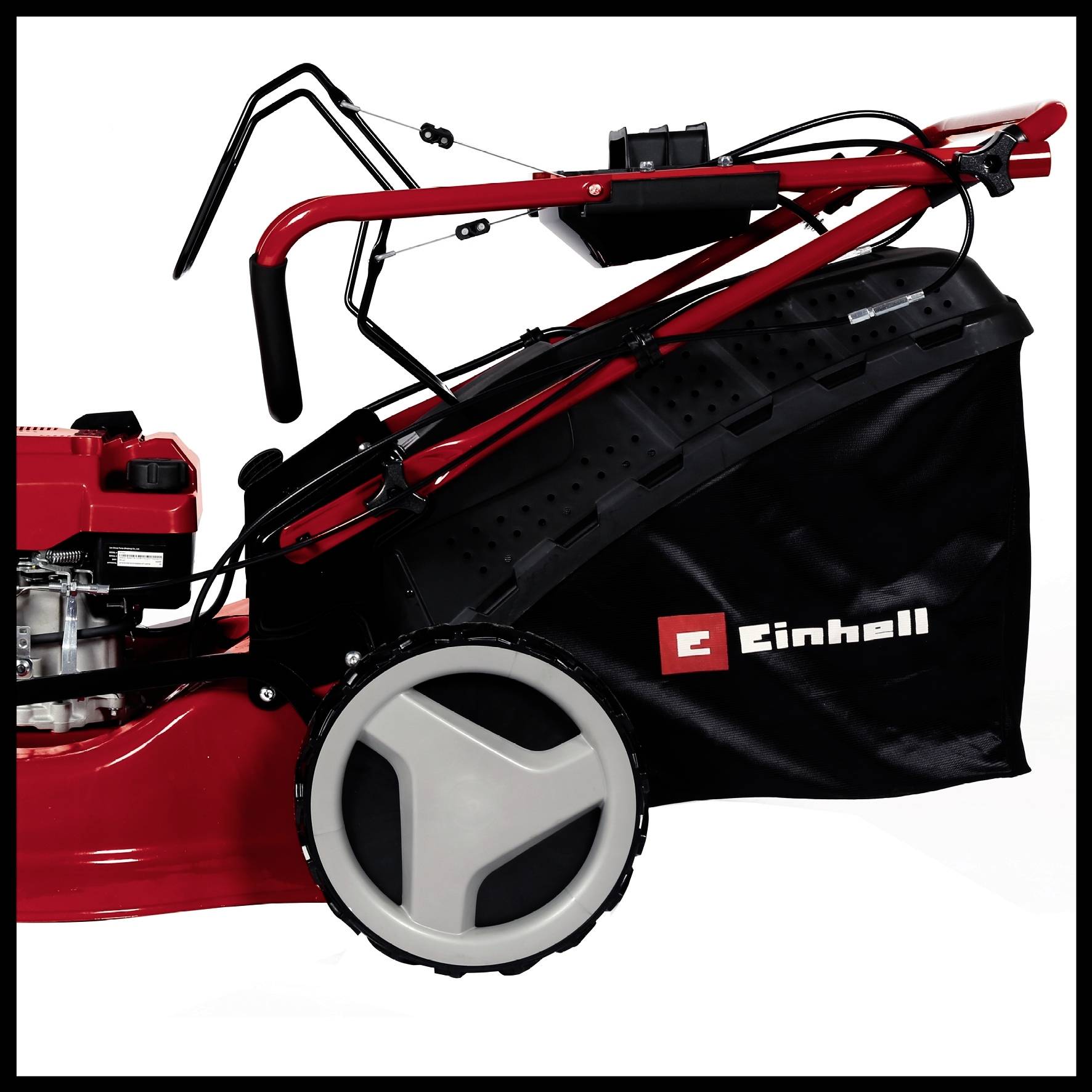 Einhell GC-PM 51/3 S HW-E Benzin Rasenmäher Höhenverstellbarer Griff 2700W Schnittbreite (max.) 51cm Geeignet für 1800m²