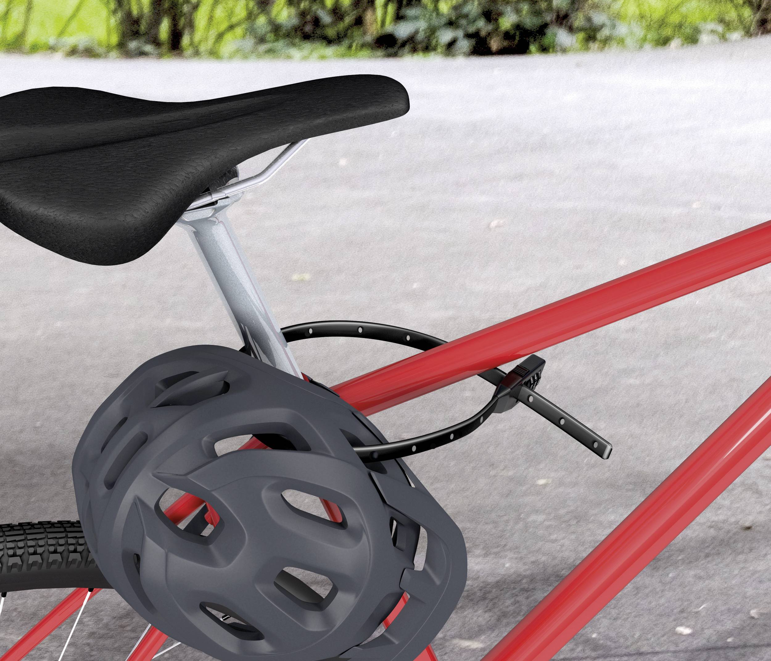 Basi KBS 50 Kabelbinder-Schloss Schwarz Zahlenschloss