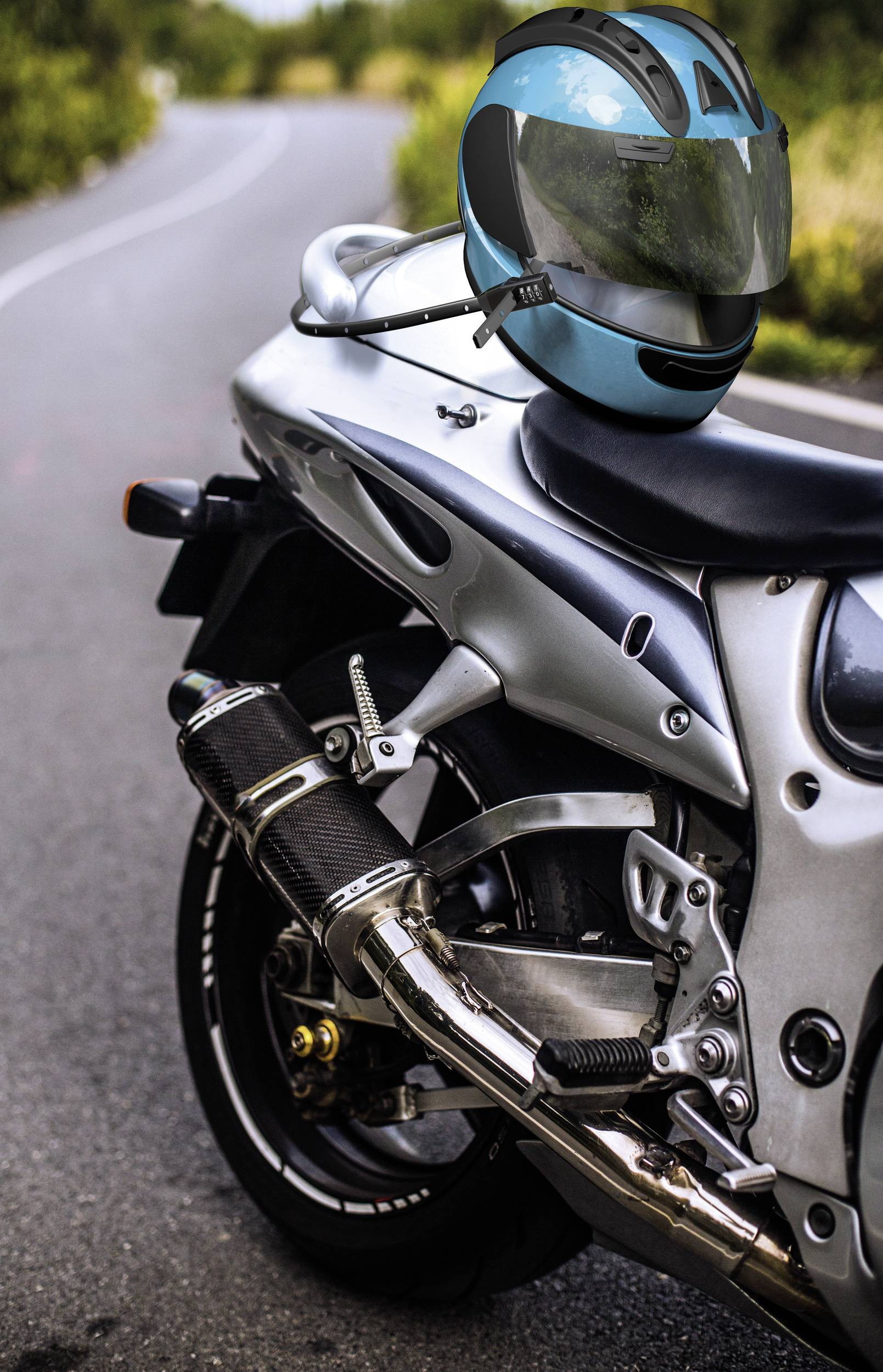 Basi KBS 50 Kabelbinder-Schloss Schwarz Zahlenschloss