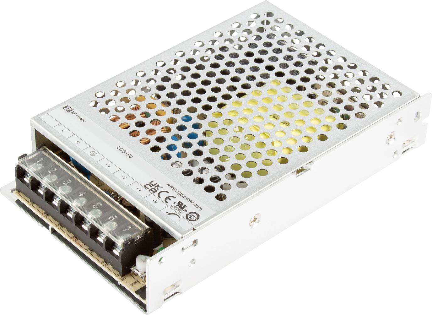 XP Power LCS150US24 AC/DC-Einbaunetzteil geschlossen 6.5 A 155 W 24 V Ausgangsspannung regelbar 1 S