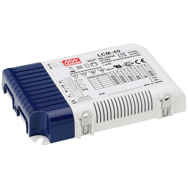 MW Mean Well LCM-40DA2 LED-Treiber 42 W 1.05 A 2 - 100 V 1 St. MW Mean Well LCM-40DA2 LED-Treiber 42 W 1.05 A 2 - 100 V 1 St.