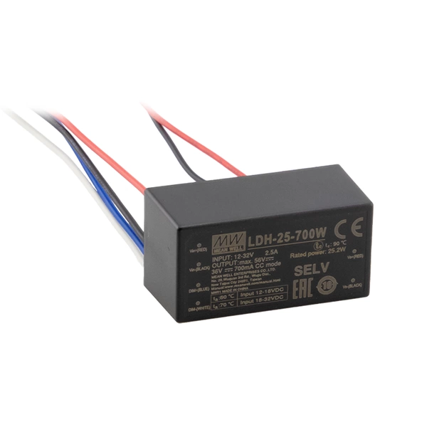 MW Mean Well LDH-25-350W LED-Treiber 25.2 W 0.35 A 12.5 - 72 V 1 St. MW Mean Well LDH-25-350W LED-Treiber 25.2 W 0.35 A 12.5 - 72 V 1 St.