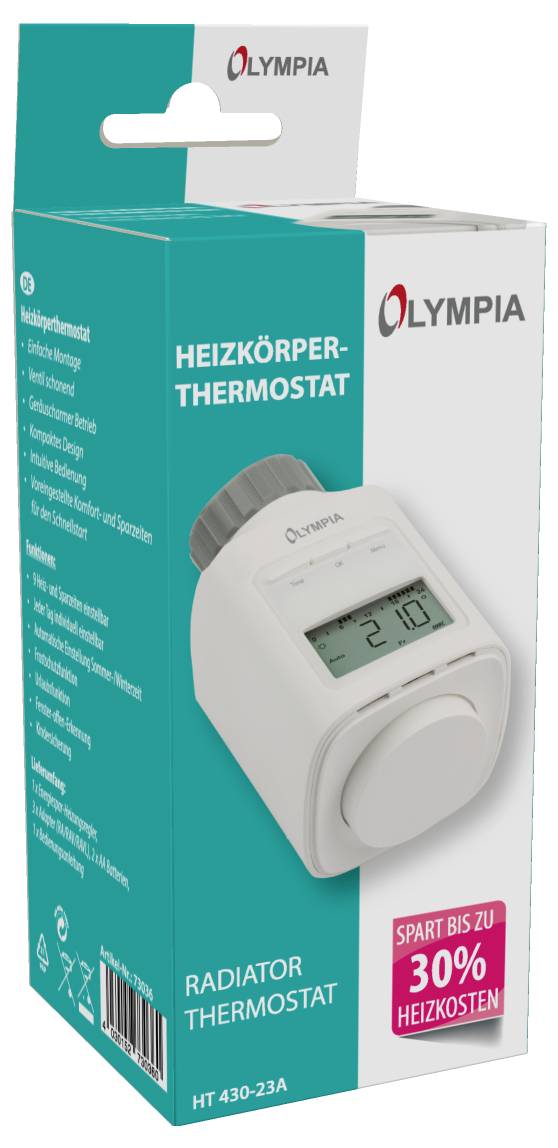 Olympia 73036 HT 430-23A Heizkörperthermostat elektronisch