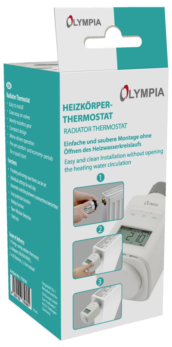 Olympia 73036 HT 430-23A Heizkörperthermostat elektronisch