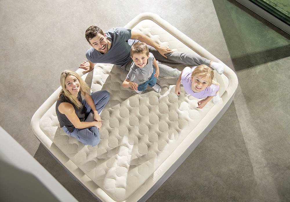 Intex 64926ND PremaireElevated Luftbett (L x B x H) 203 x 152 x 46 cm Weiß, Grau