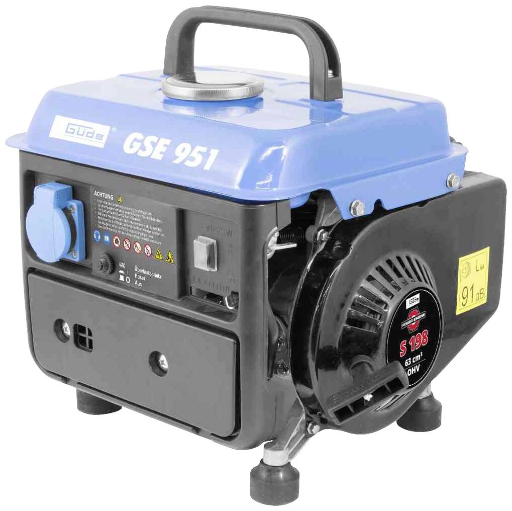 GÜDE GSE 951 2-Takt Stromerzeuger 1kW 15.6kg 650W