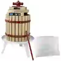 GÜDE Obstpresse OP12 Holz, Rot GÜDE Obstpresse OP12 Holz, Rot