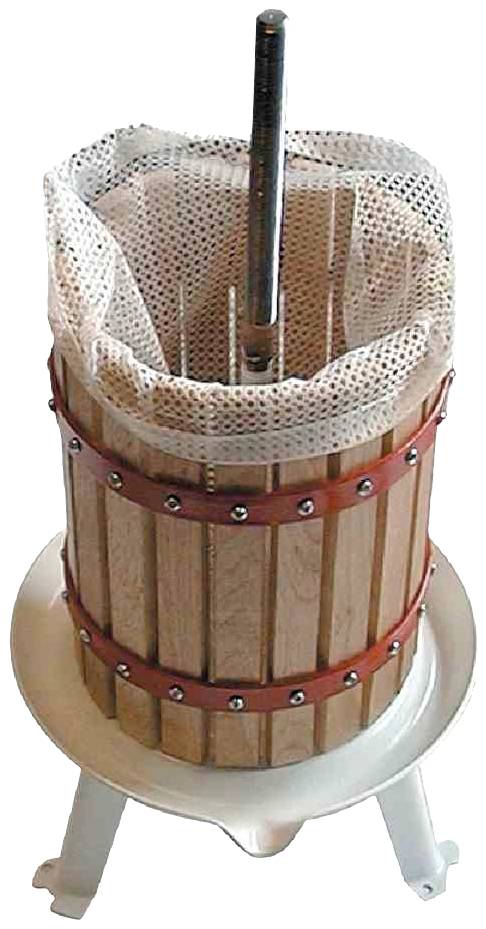 GÜDE Obstpresse OP18 Holz, Rot