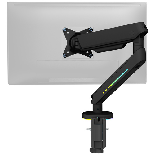 DELTACO GAMING RGB Single 1fach Monitor-Tischhalterung 43,2 cm (17") - 81,3 cm (32") Schwarz Neigba