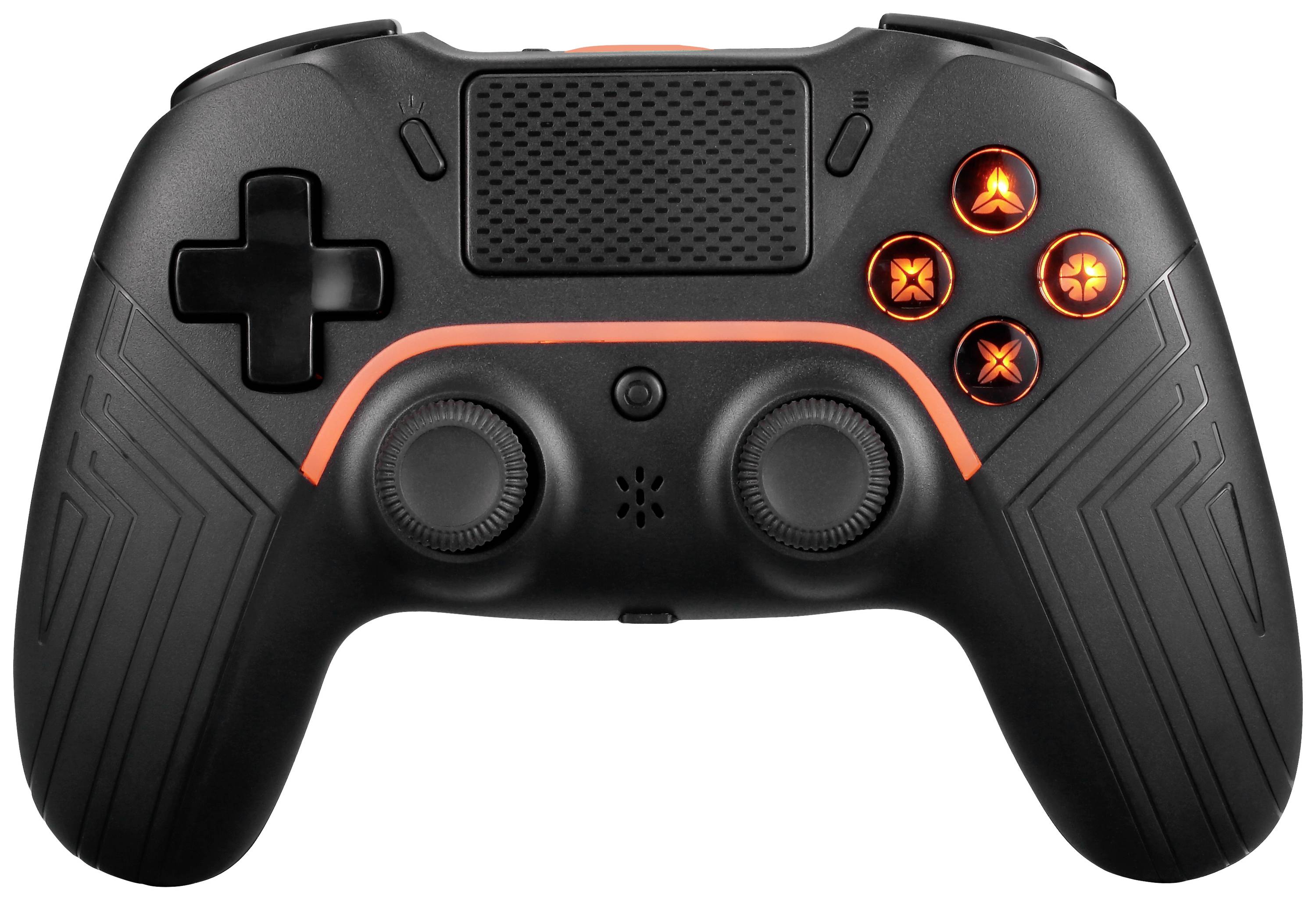 DELTACO GAMING Wireless PS4 & PC Controller Controller PlayStation 4, PC, Android, iOS Schwarz