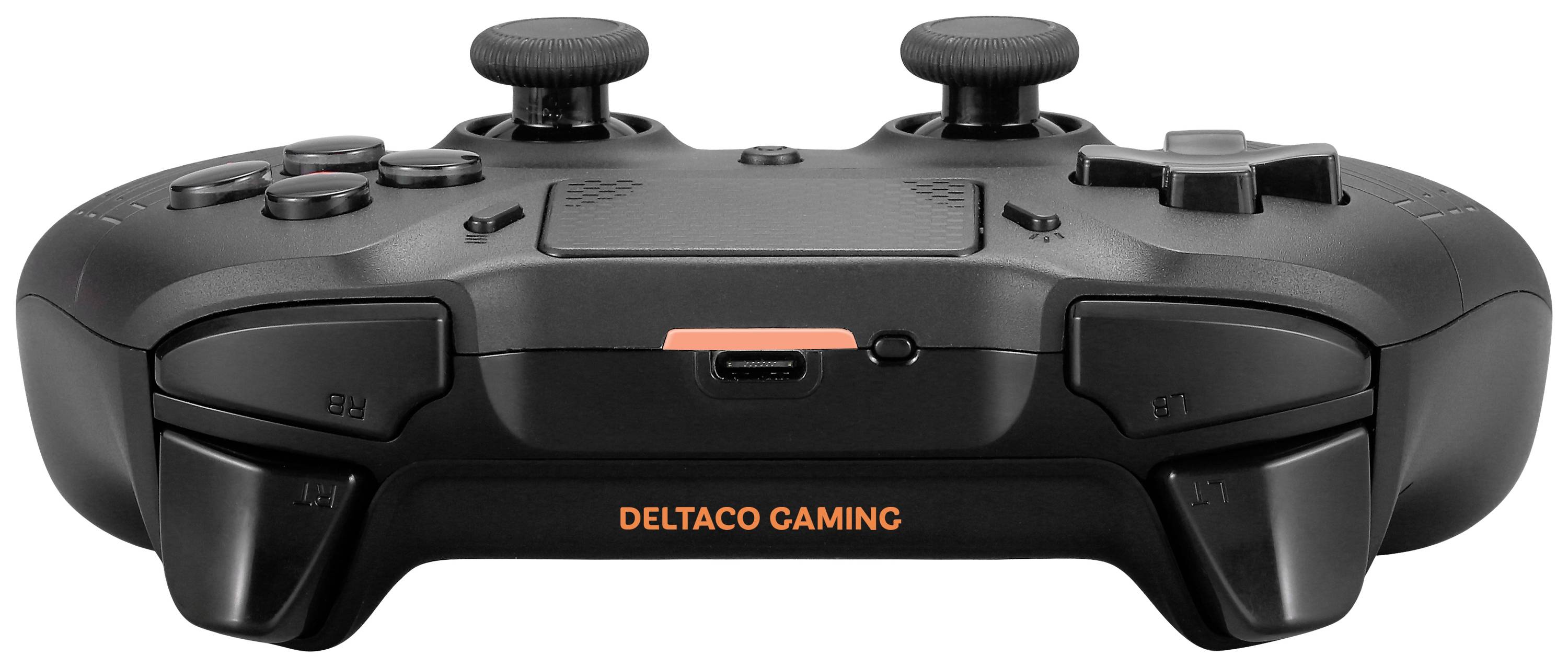 DELTACO GAMING Wireless PS4 & PC Controller Controller PlayStation 4, PC, Android, iOS Schwarz